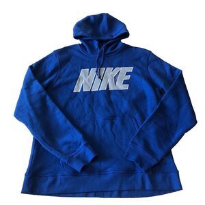 VINTAGE Nike Jersey Cutout Logo Royal Blue And Gray Size Large NWT